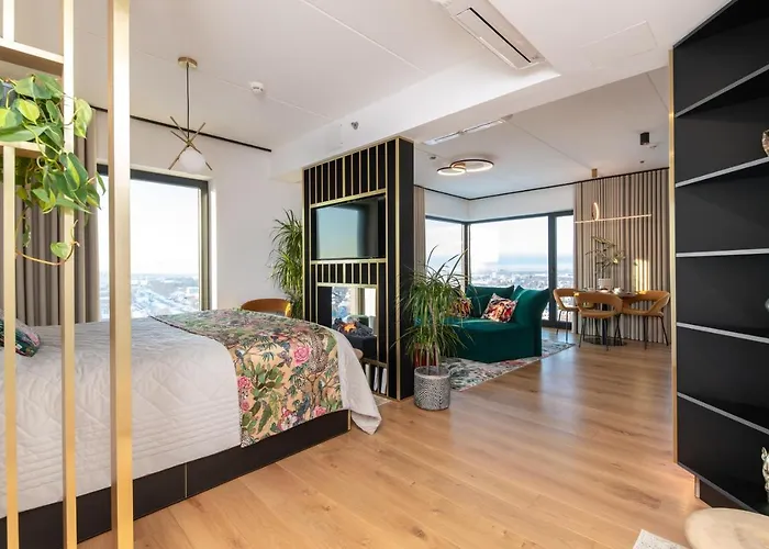 아파트 Luxury Sea View In A Skyscraper! 탈린